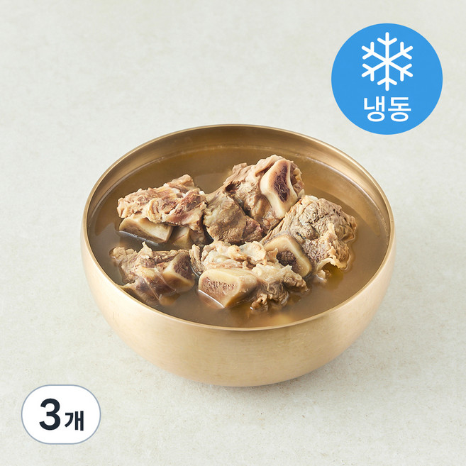 강강술래 영양갈비탕 (냉동), 1kg, 3개