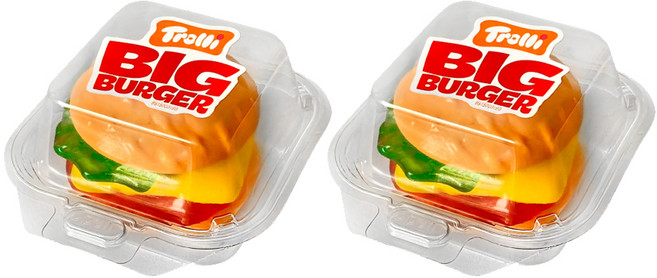 트롤리 XXL 버거 젤리, 50g, 2개