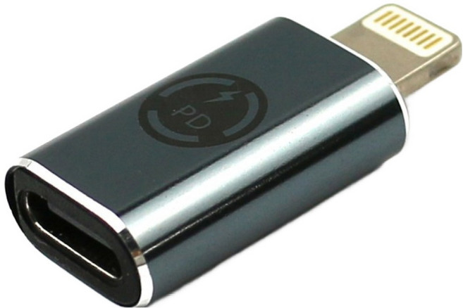 台灣 UNI STAR Type C轉Lightning轉接頭 27W 1個, 30mm, UAP-CL001