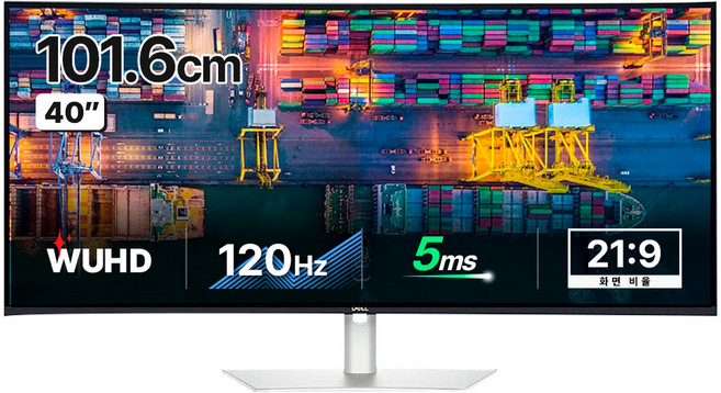 델 WUHD 울트라샤프 IPS Black 21:9 120Hz 모니터, 101.6cm, U4025QW
