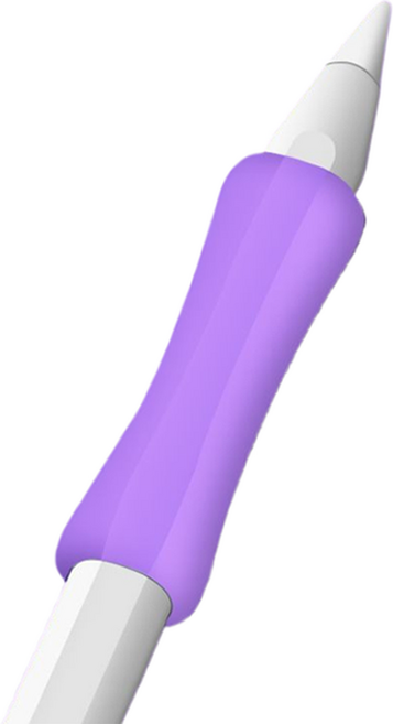 통근창고 실리콘 애플펜슬 그립 59 x 12 mm, 퍼플, 1개