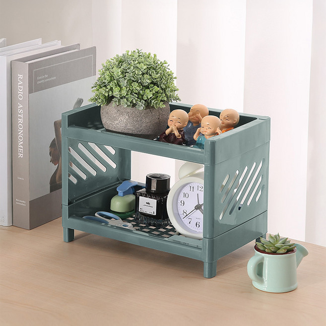 엠에프스토어 멀티 다용도 미니 선반, 그레이, 1개