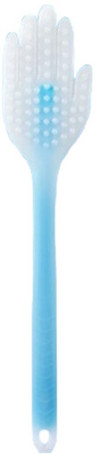 손바닥 등 마사지 효자손, 파랑, 1개