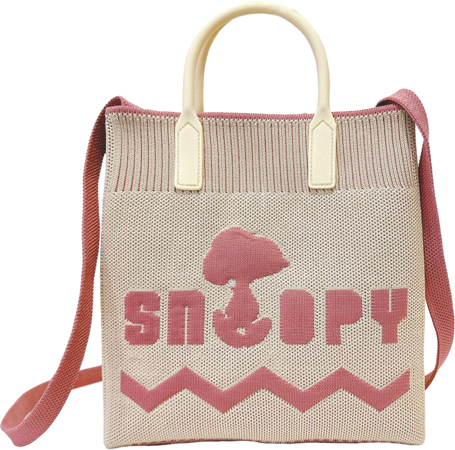 ROOTOTE Snoopy 斜背手提2WAY袋, 紅色