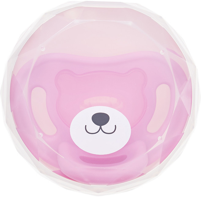 DoubleHeart Soft Buddy 安撫奶嘴, L, 粉紅色, 1入