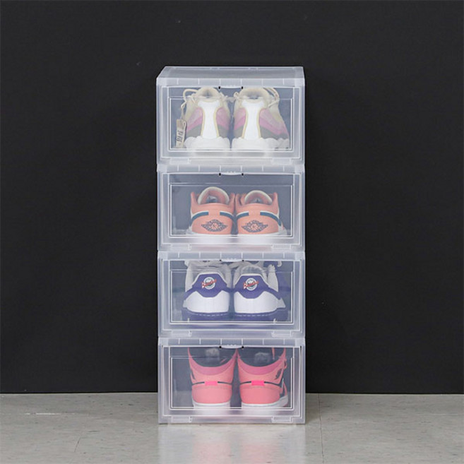 아이리스 신발정리함 대형 NSB-M340, 반투명, 4개