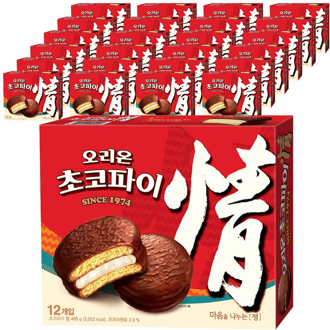 오리온초코파이 정, 468g, 25개