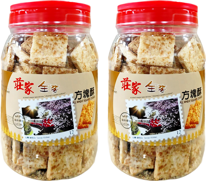 莊家 全麥方塊酥, 430g, 2罐