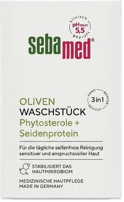 sebamed 施巴 德國橄欖潔膚皂, 150g, 1個