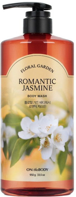 온더바디 플로럴 가든 바디워시 로맨틱 자스민향, 950g, 1개