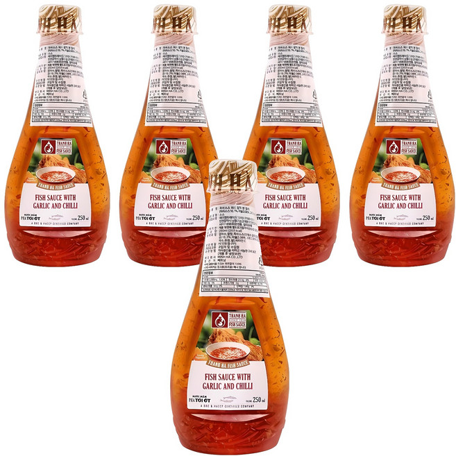 탄하 피쉬소스 갈릭 앤 칠리, 250ml, 5개