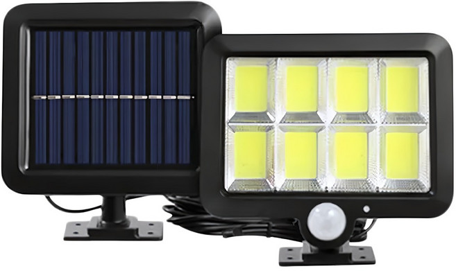 太陽能 分離式人體感應燈 160COB, 1個