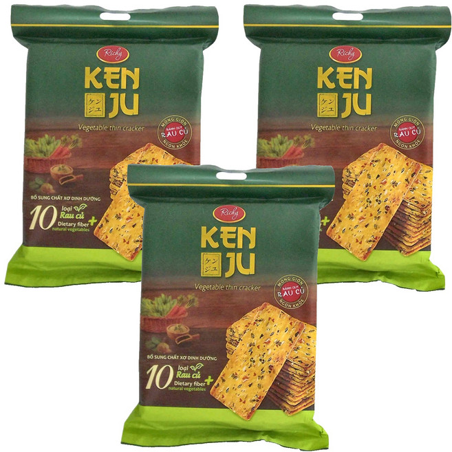 Richy 蔬菜餅, 192g, 3包