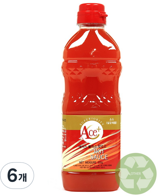 에이스플러스 핫소스, 6개, 520g