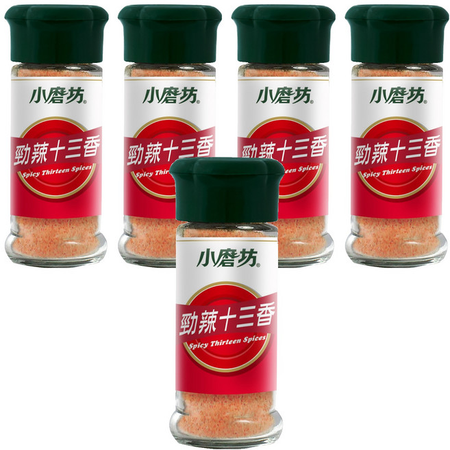 小磨坊 勁辣十三香, 30g, 5瓶