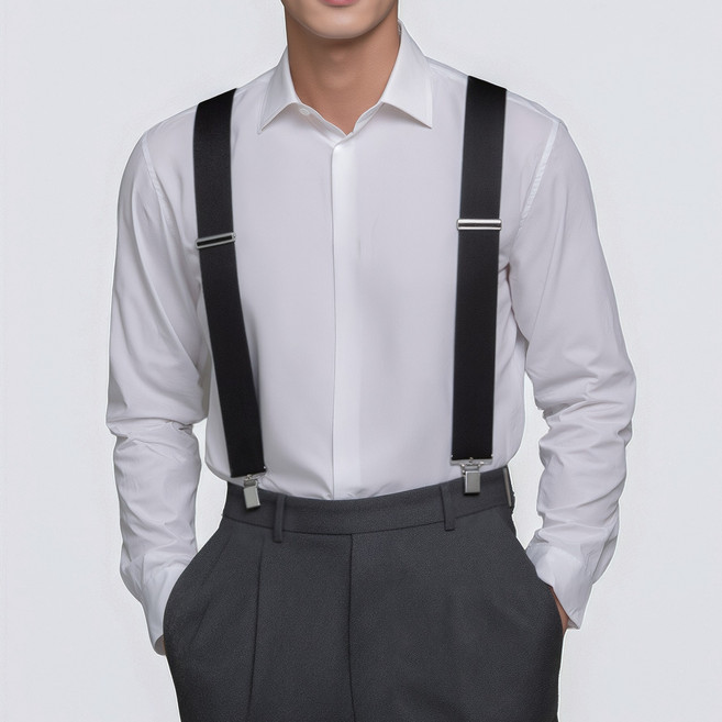 헨센 프리미엄 남자 서스펜터 정장 멜빵