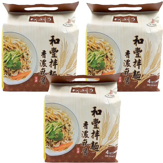 和豐拉麵 香濃麻醬拌麵, 12包