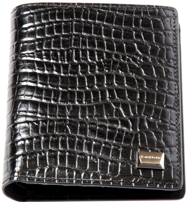 La Chic 經典鱷魚壓紋牛皮中夾 LC23WM0031-1