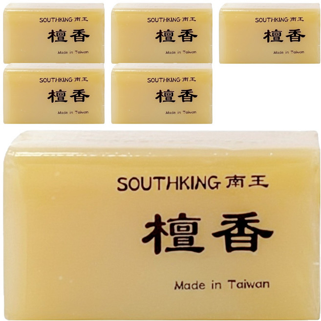 LANOWN 南王 沐浴皂 檀香, 6個, 100g