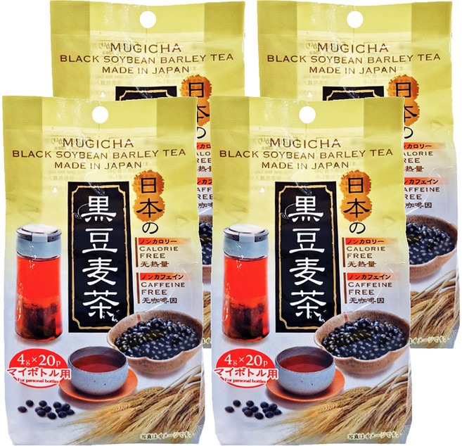SANEI KOSAN 三榮興產 黑豆麥茶, 4g, 20包, 4袋
