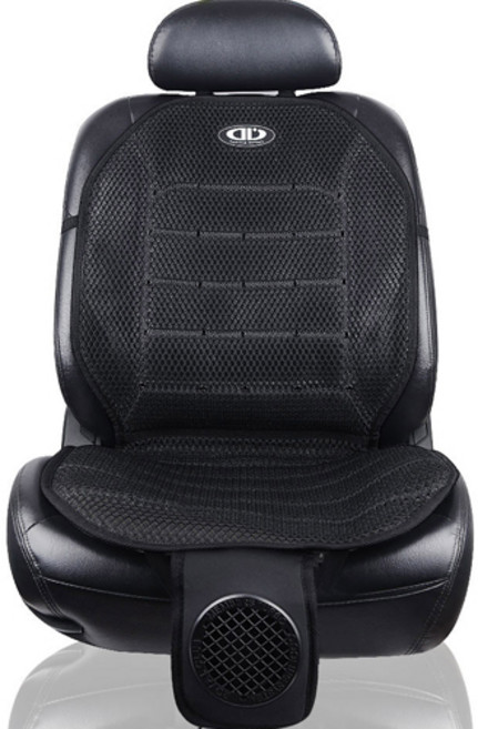 지엠지모터스 차량용 통풍시트 쿨링 3D 매쉬 자동차 시트커버, 블랙, 1개