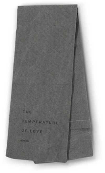 BOWELL 肩頸用穀物熱敷袋替換布套 深灰色, 1個