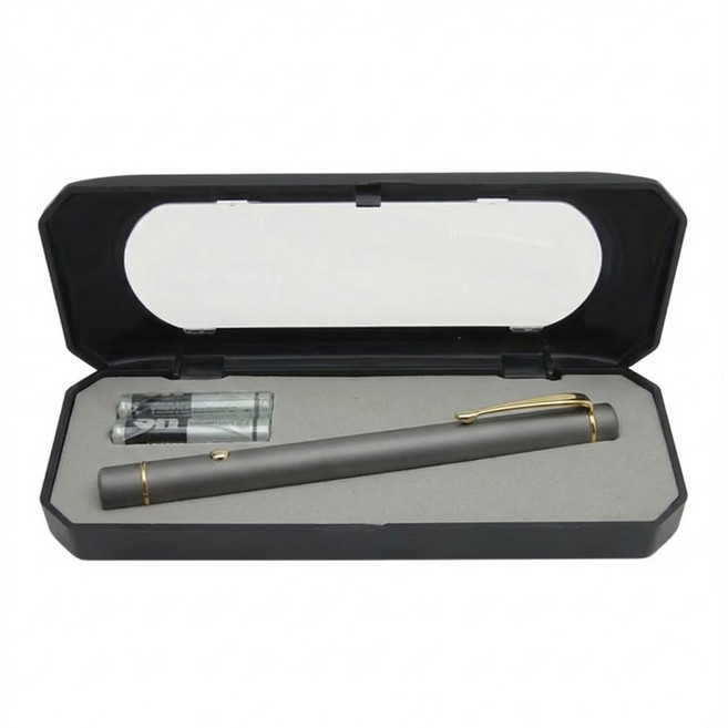 W.I.P 台灣聯合文具 可調焦距雷射筆 紅光 GP-029, 灰色, 1支