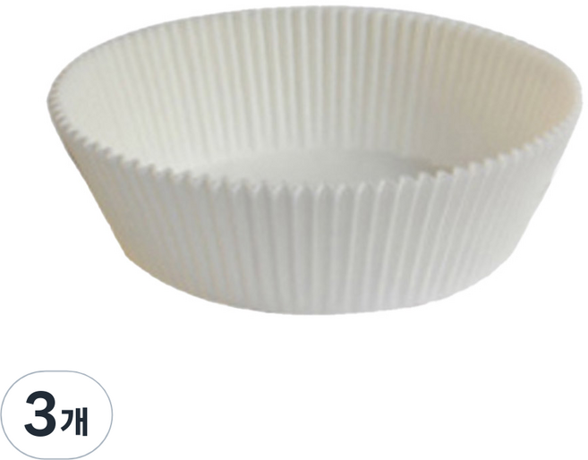 DaynDay 에어프라이어용 종이호일 접시형 소형 16cm, 3개