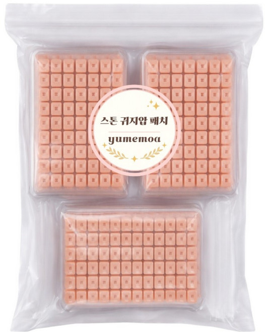 유메모아 스톤 귀지압패치, 3개, 600개입