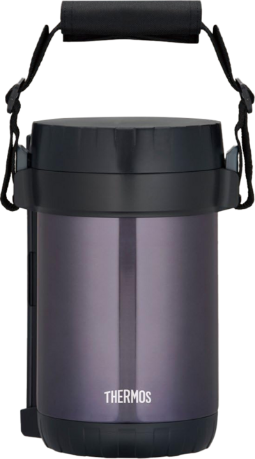THERMOS 膳魔師 不銹鋼保溫便當盒 JBG-2000 MDB, 1組, 午夜藍
