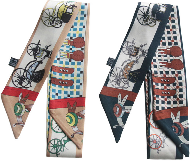 varvisu 皮爾迷你領帶絲巾 2件套組