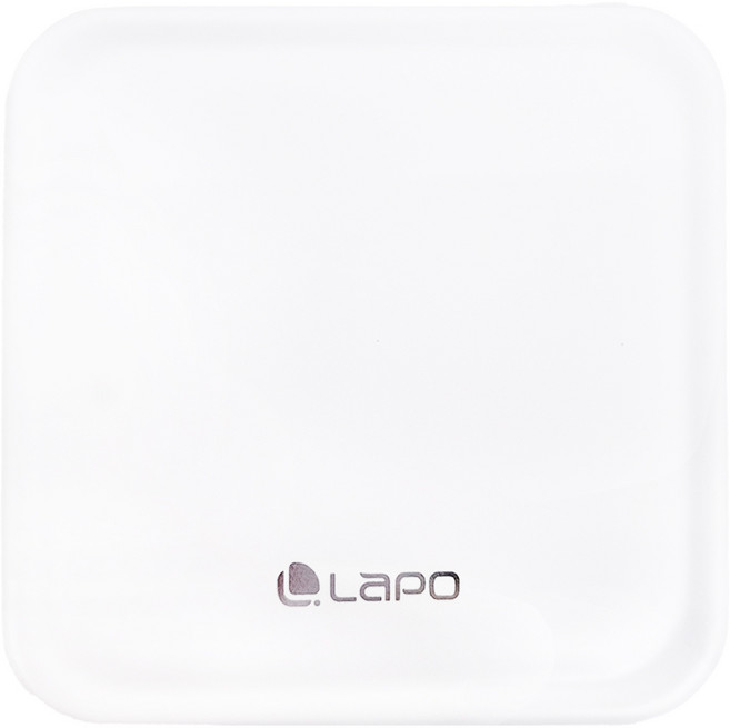 LaPO 全功能無線充電行動電源 Type-C + Type-C, WT-08, 柔霧白