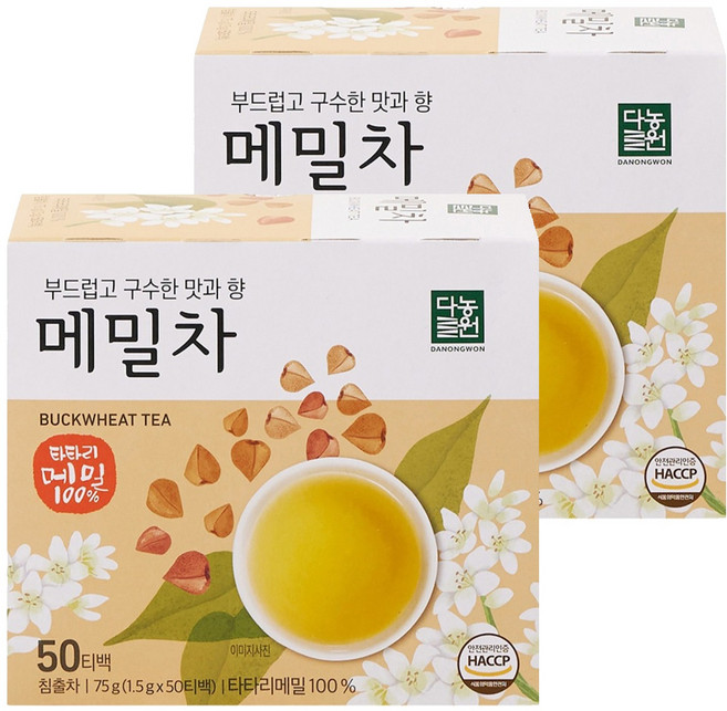 다농원 메밀차 구수한맛, 1.5g, 50개입, 2개