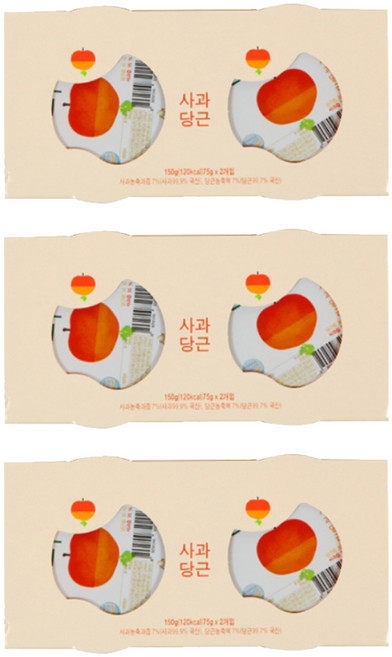 에코맘의산골이유식 유아용 산골푸딩 2p, 사과당근, 150g, 3개