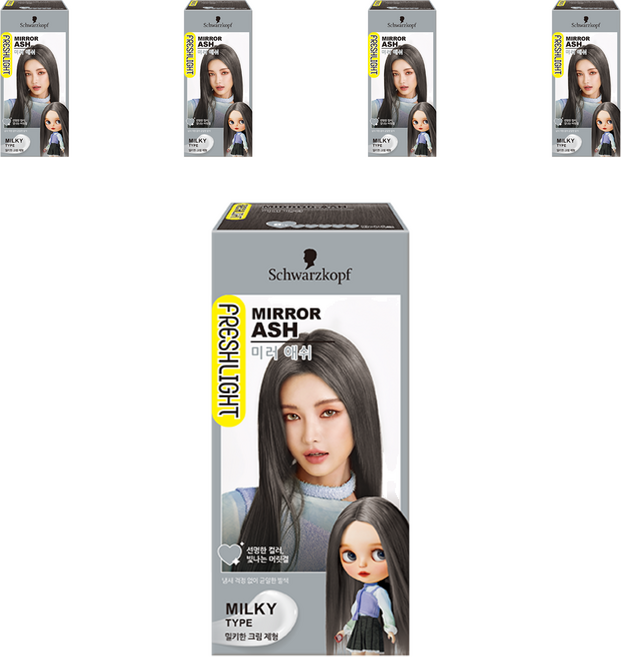 FRESHLIGHT 富麗絲 FRESHLIGHT染髮霜, 銀雪灰, 5盒