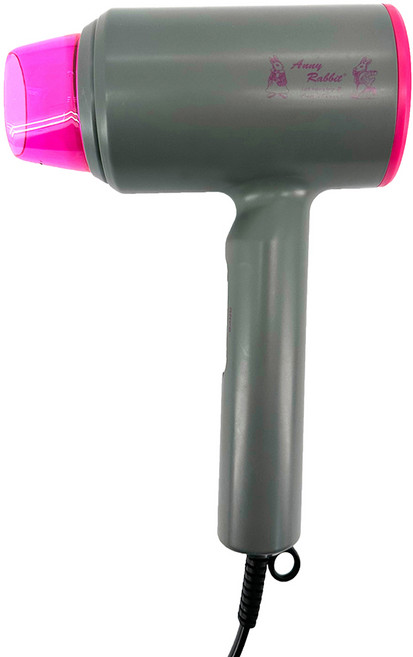 Anny Rabbit 安妮兔 台製集風式吹風機 750W, HD-B027N, 灰色 + 粉色