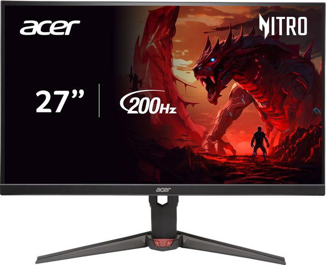 acer 宏碁 FHD 桌上型螢幕 IPS 200hz 27吋 原廠保固, 68.58cm, XV270 X1
