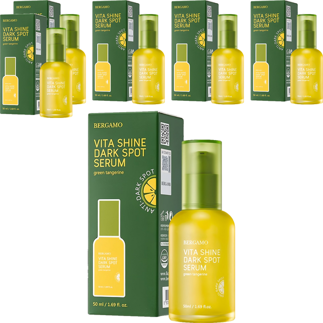 [비건뷰티] 베르가모 청귤 비타샤인 잡티 세럼, 50ml, 6개