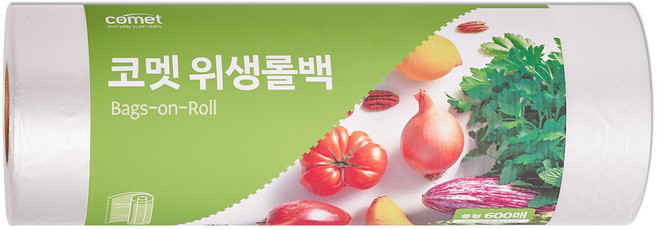 코멧 위생롤백, 중(M)(25 x 35cm), 600개입, 1개
