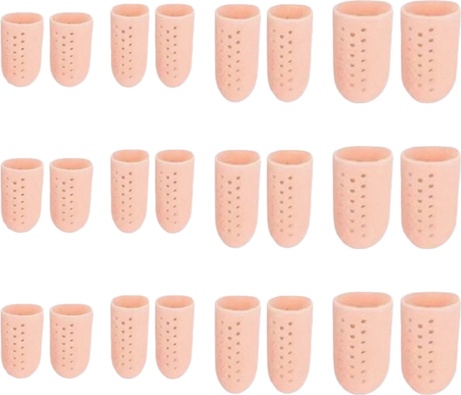 발가락 보호 골무 실리콘 캡 4종 x 2p 세트, 3세트