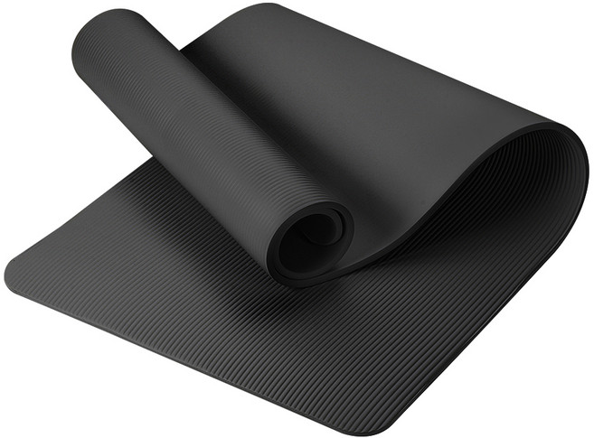 코멧 스포츠 NBR 요가매트 10mm, 차콜 그레이, 1개