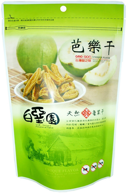 白堊園 珍珠芭樂干, 120g, 1包