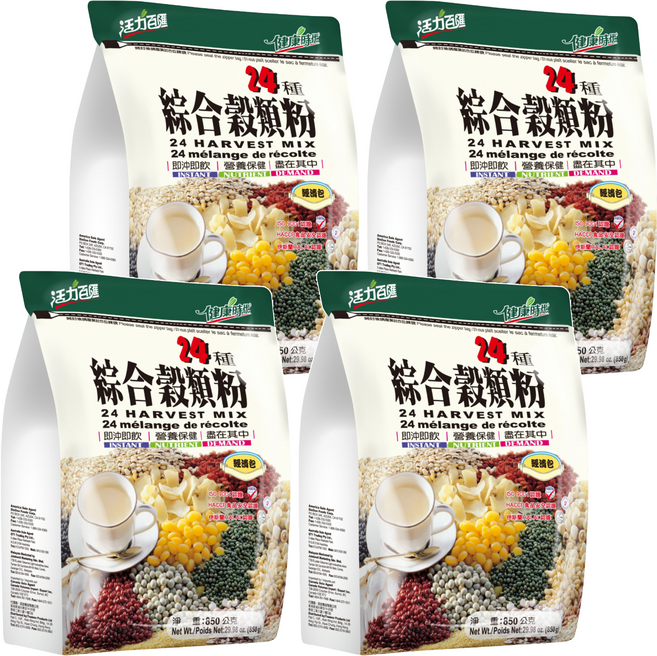 健康時代 24種綜合榖類粉 無糖, 850g, 4包