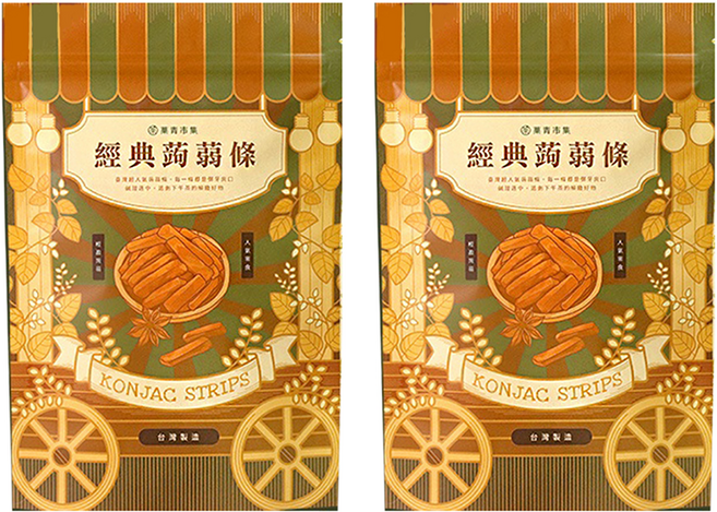 Green Market 菓青市集 香蒜蒟蒻條, 200g, 2包