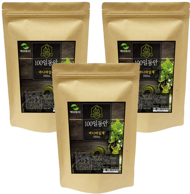 해밀생활건강 100일동안 바나바잎차 삼각티백, 1.2g, 100개입, 3개