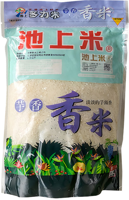 池上多力米 芋香米, 1.5kg, 1袋, CNS一等米