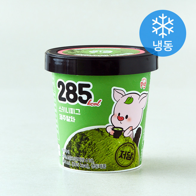 스키니피그 제주말차 컵 아이스밀크 (냉동), 1개, 1개입, 474ml