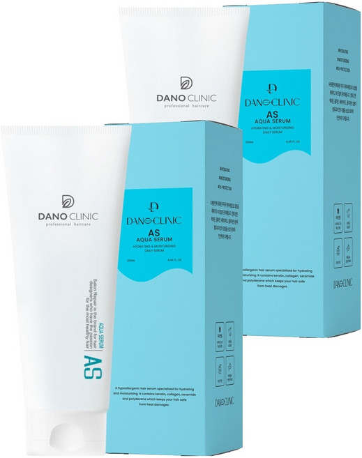 다노클리닉 아쿠아 세럼 AS, 250ml, 2개