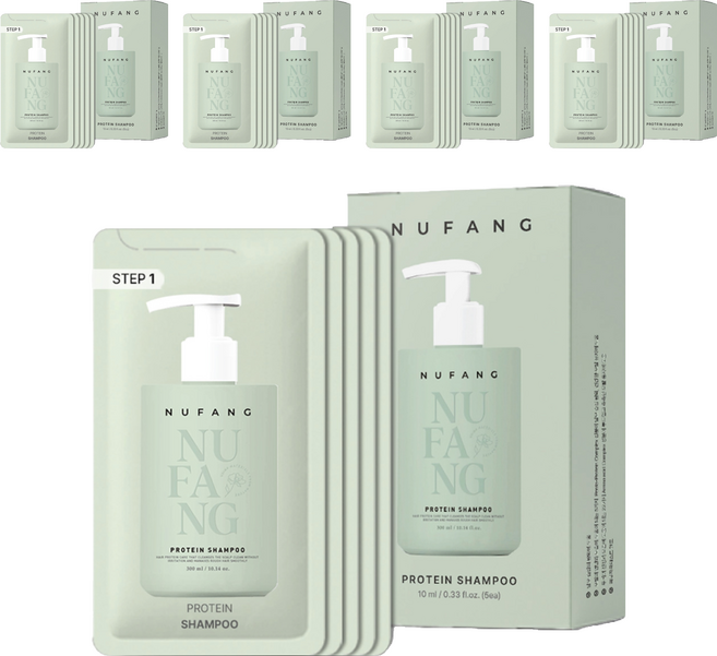 수아담누팡 저자극 고보습 고영양 프로틴 휴대용 샴푸 5p, 5개, 50ml