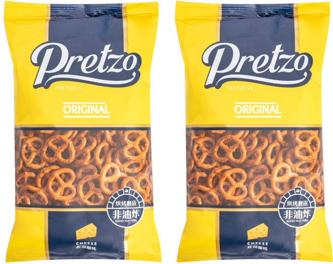 不囉嗦 起司風味 蝴蝶餅, 125g, 2包